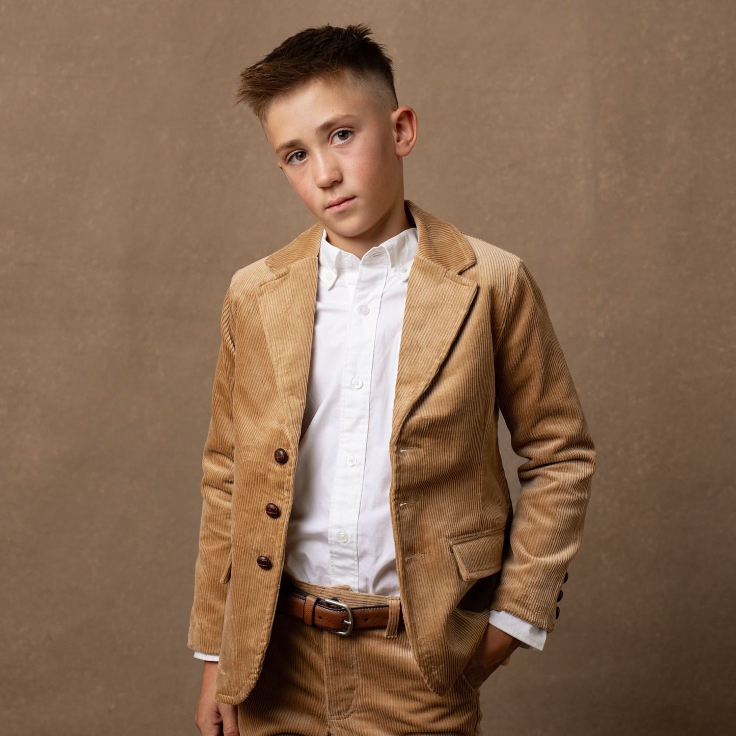 Corduroy Blazer with Elbow Patches - Baby