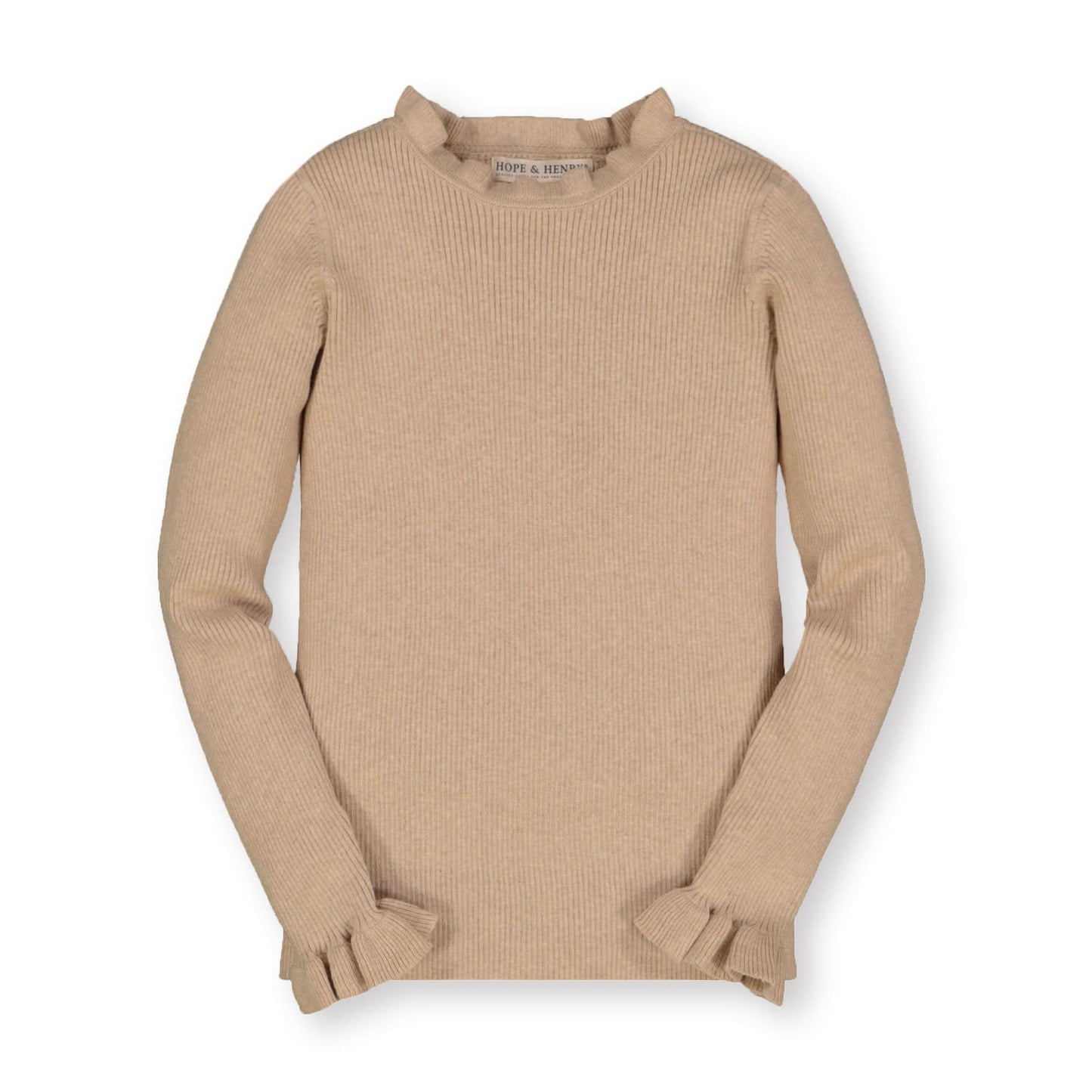 Ruffle Rib Knit Sweater Top - Baby
