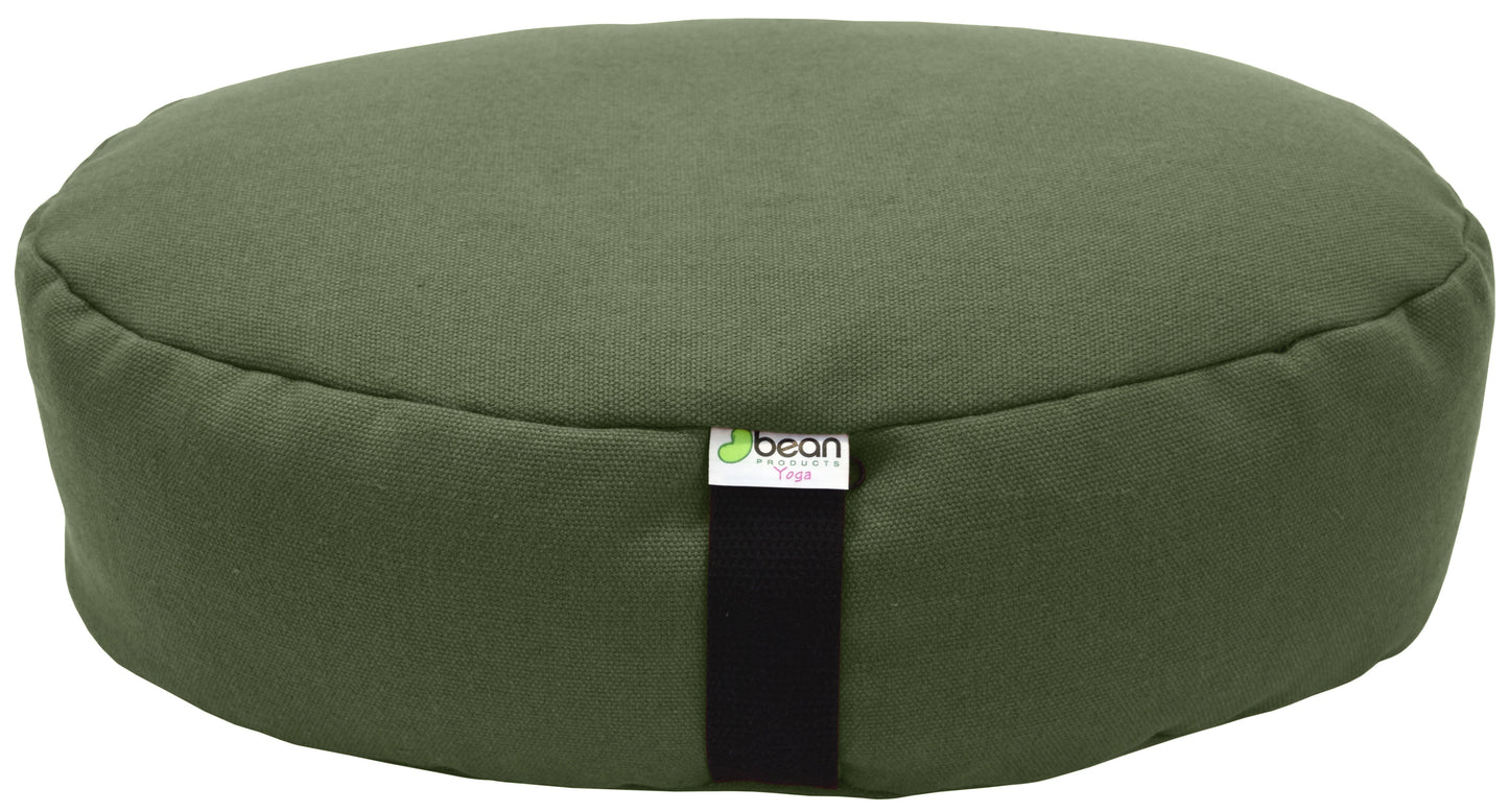 Zafu Meditation Cushion 100% Hemp - Hemp Fabric and Hemp Hurd Filling from Midwest USA CARBON NEGATIVE