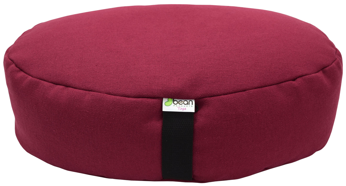 Zafu Meditation Cushion 100% Hemp - Hemp Fabric and Hemp Hurd Filling from Midwest USA CARBON NEGATIVE
