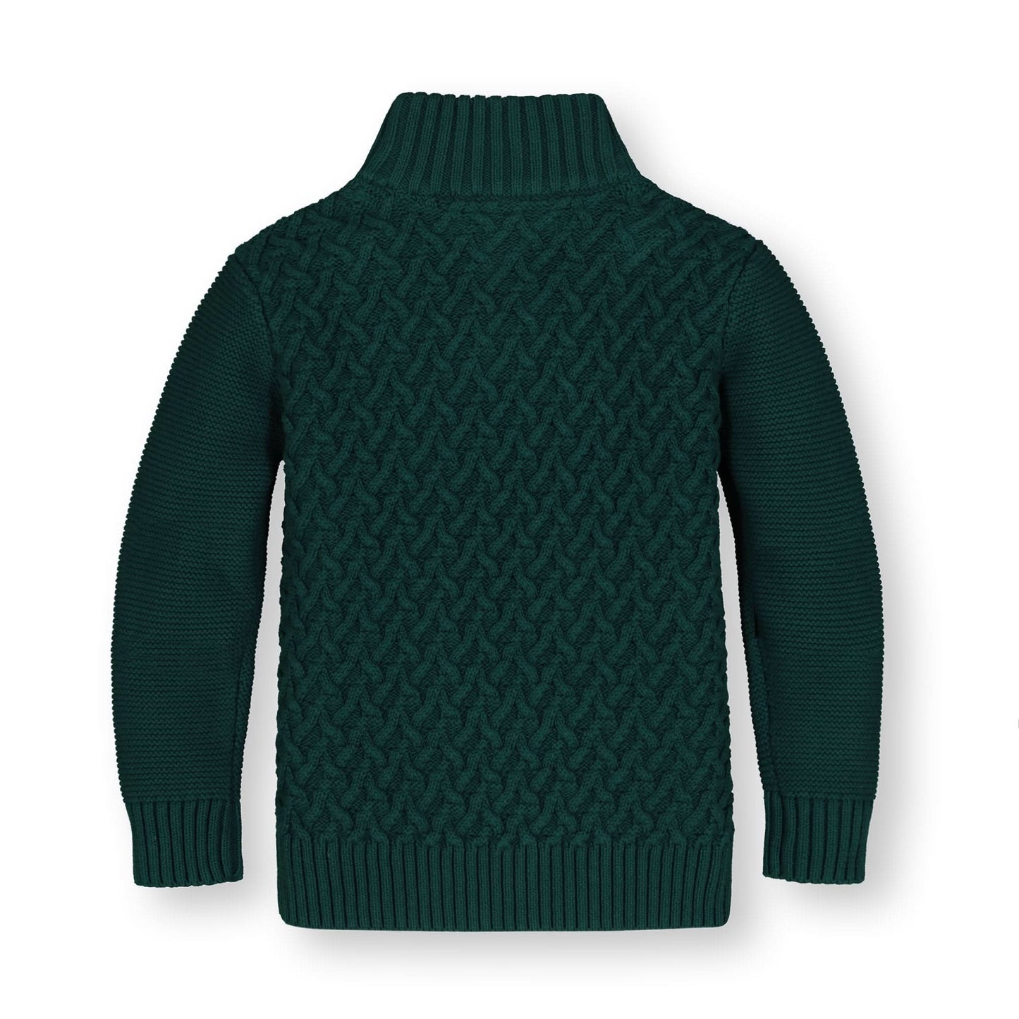 Mock Neck Cable Sweater
