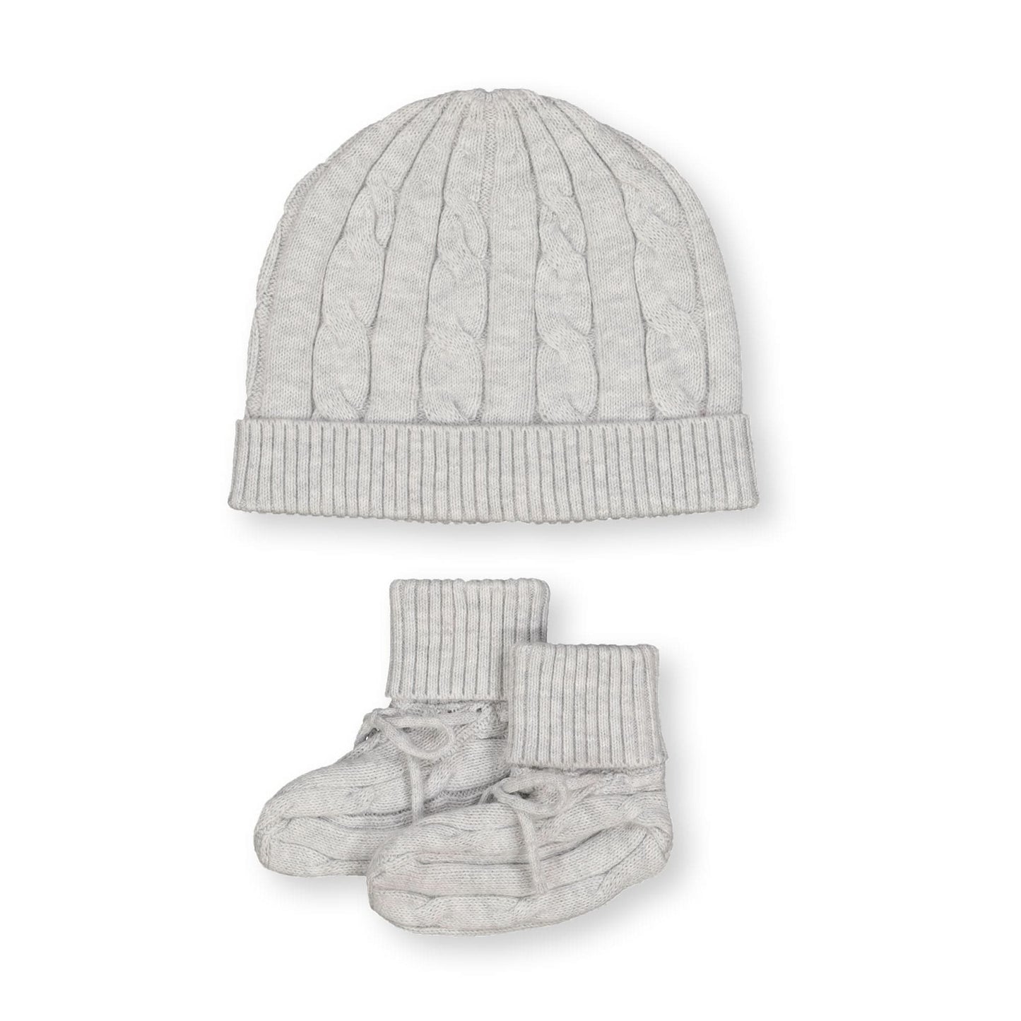 Sweater Beanie and Bootie Set