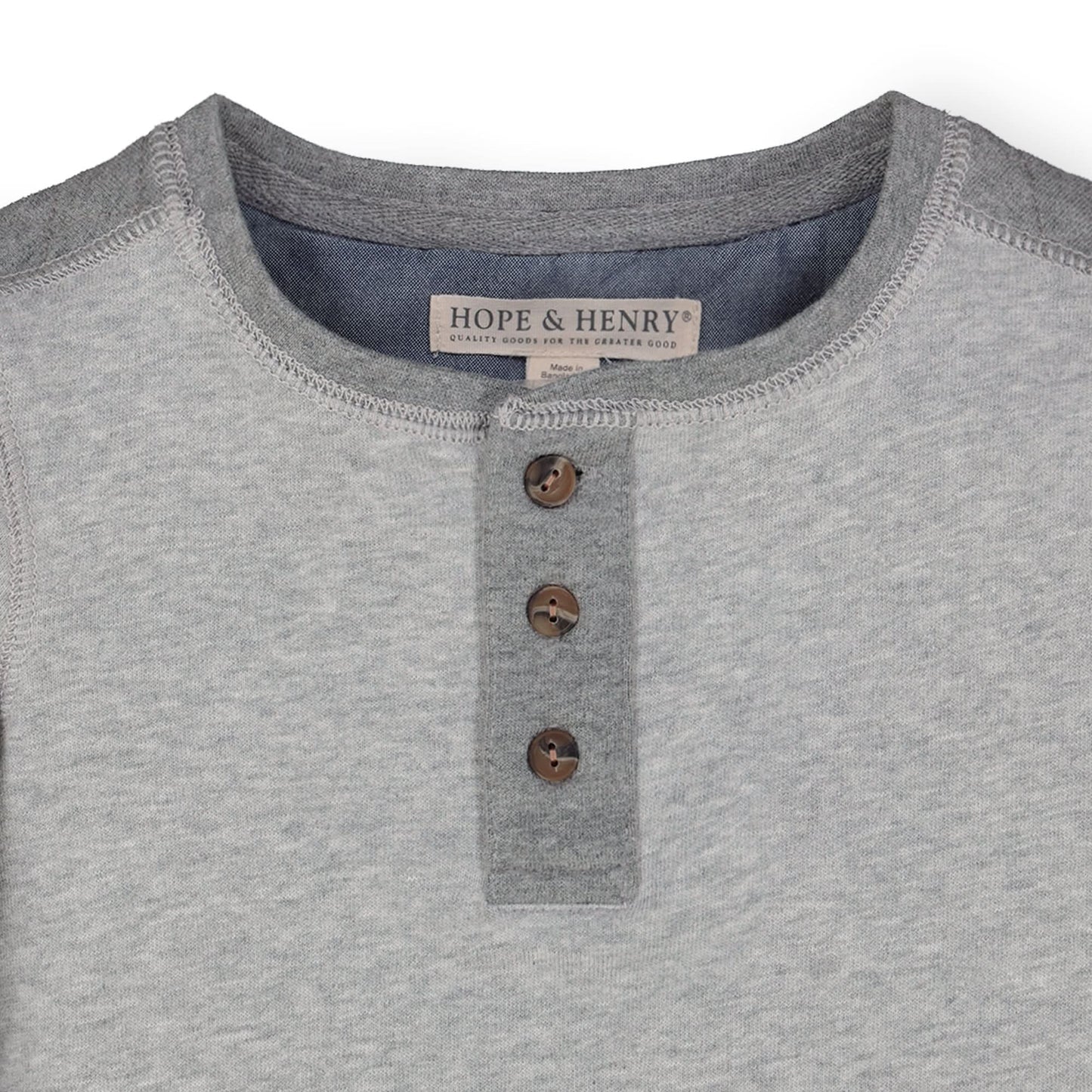 Quilted Henley Tee