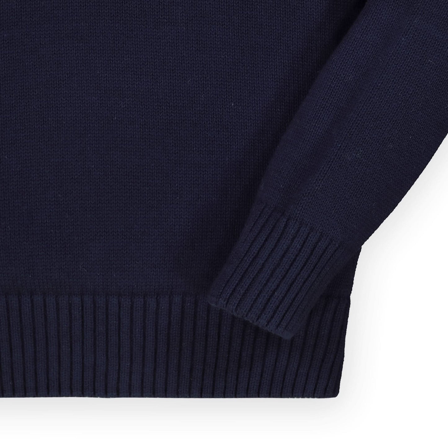 Mock Neck Button Placket Sweater - Baby