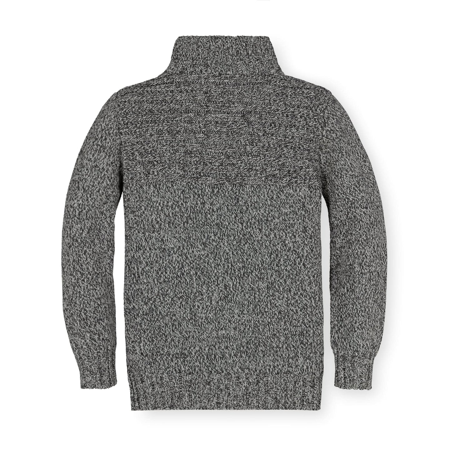 Mock Neck Button Placket Sweater