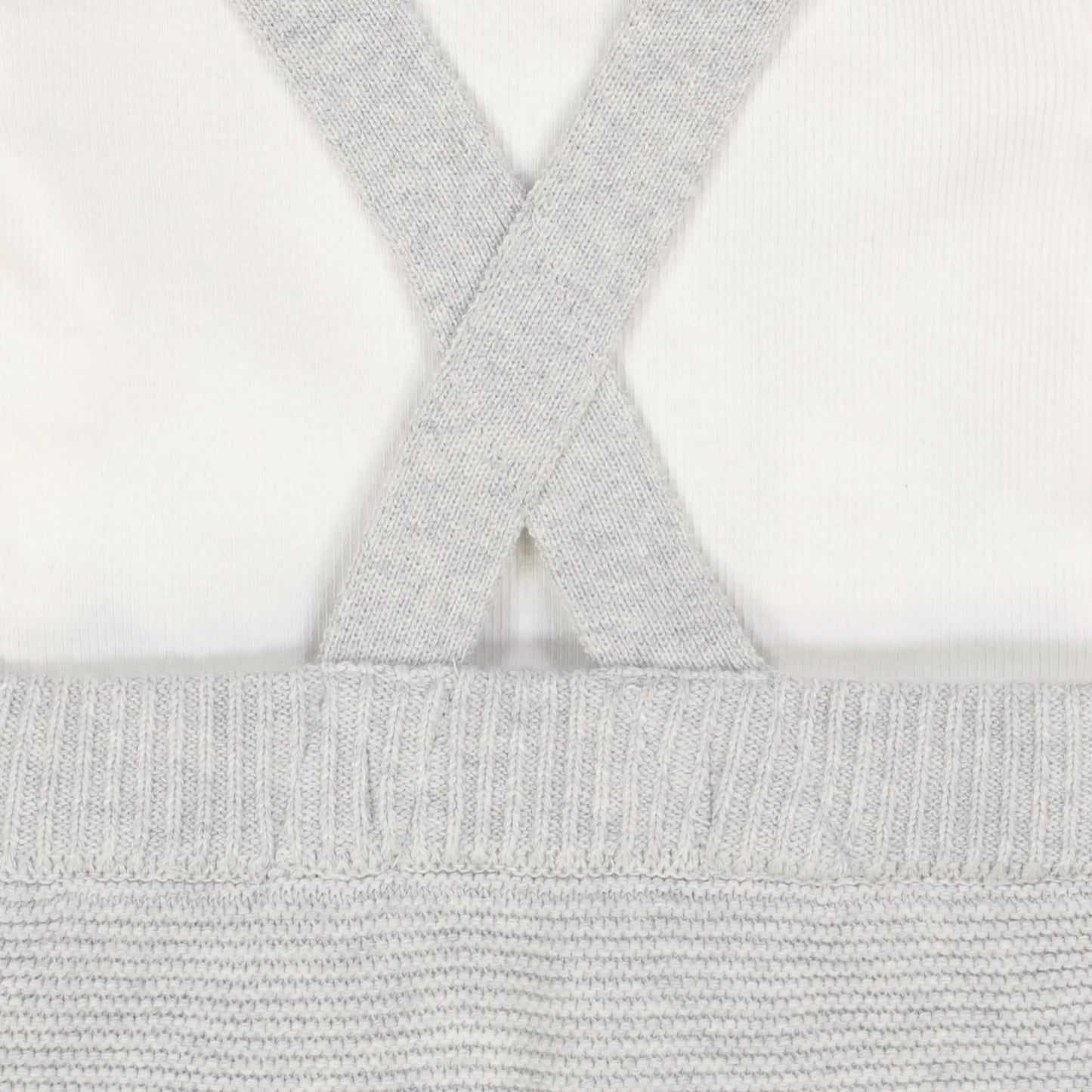 Organic Knit Bodysuit and Sweater Overall Set