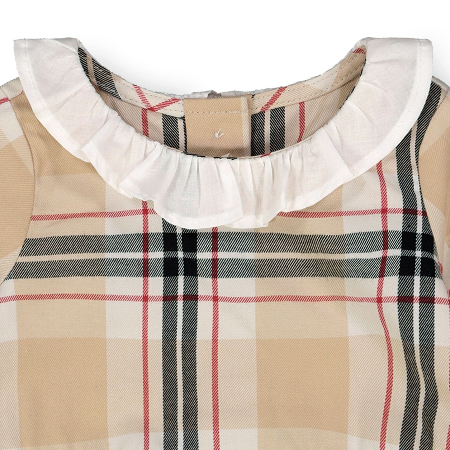 Ruffle Collar Organic Bubble Romper
