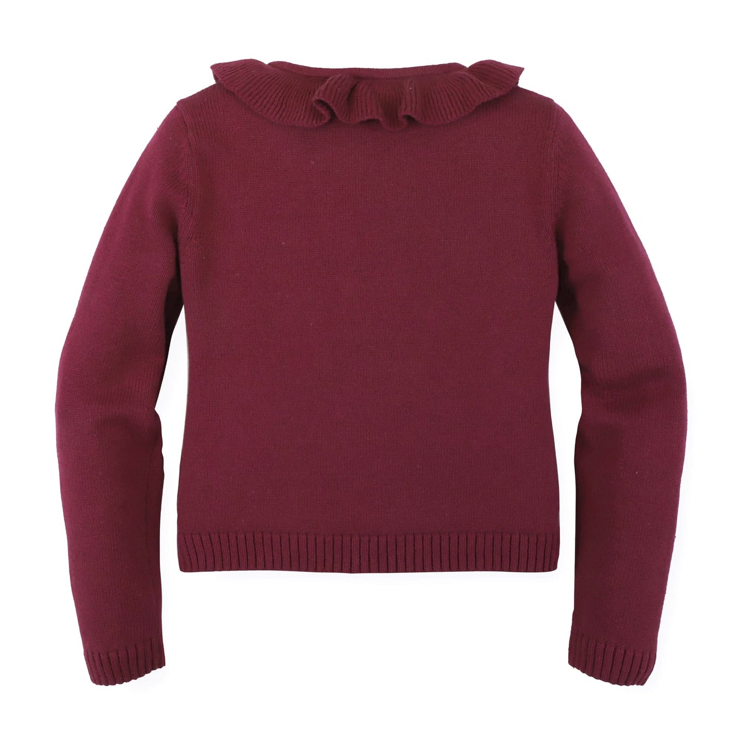Organic Ruffle Collar Cardigan - Baby