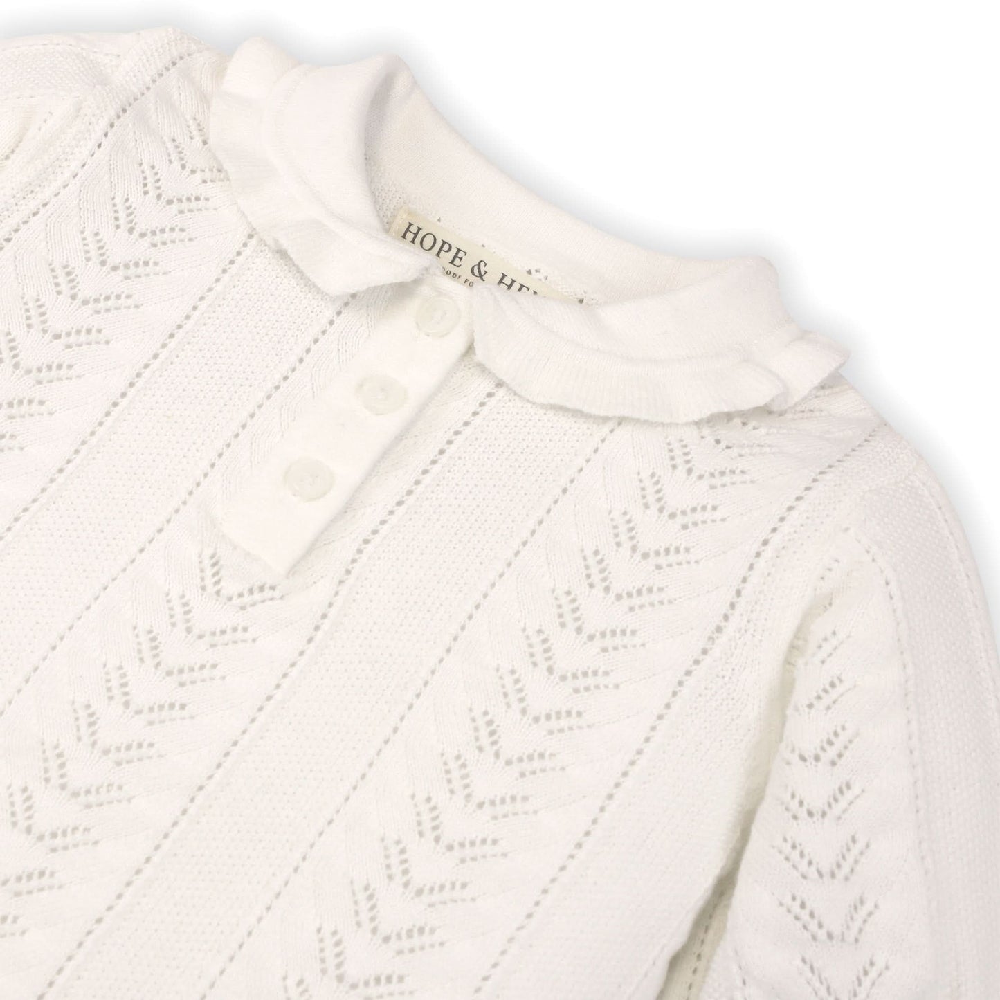 Peter Pan Collar Sweater Polo