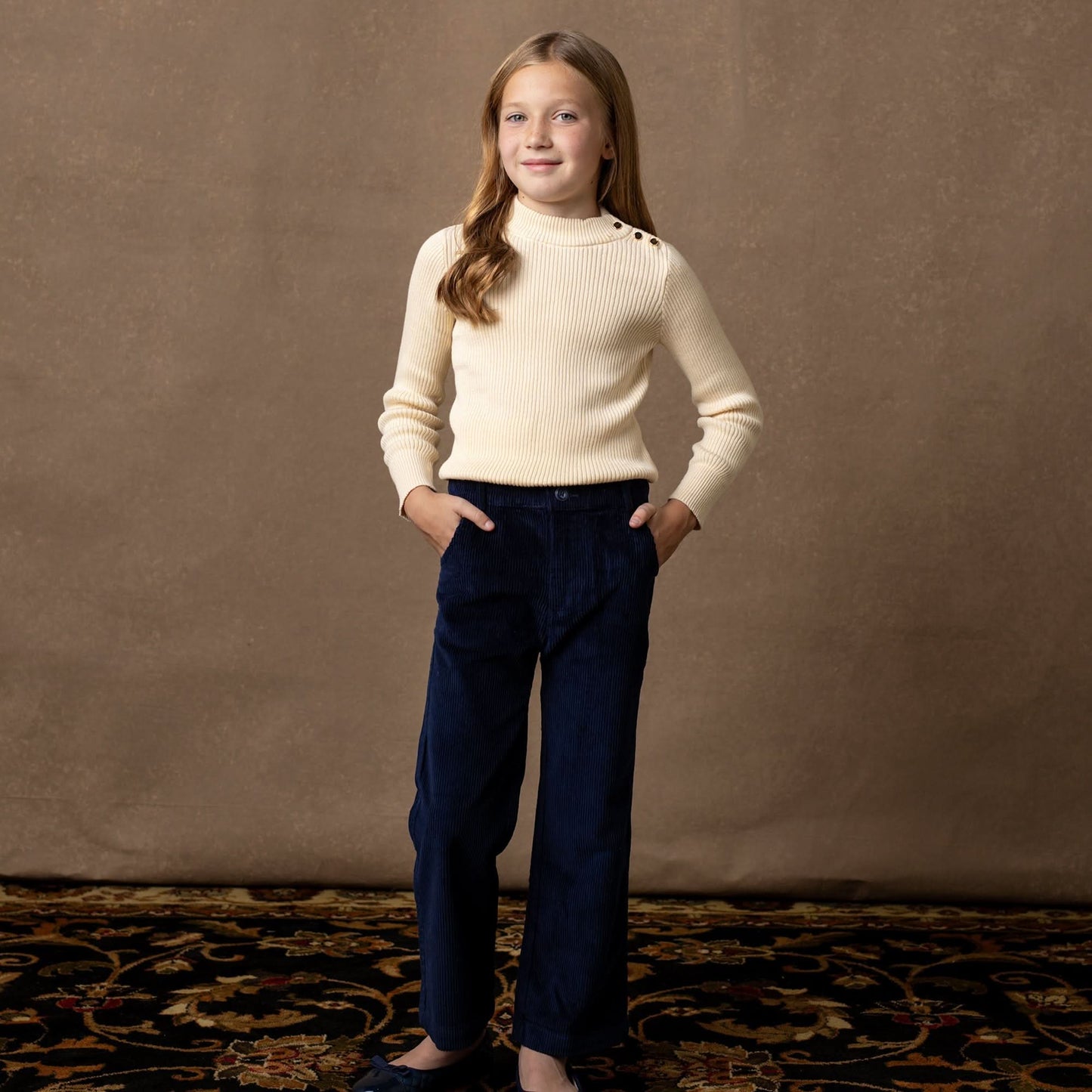 Straight Leg Corduroy Pant