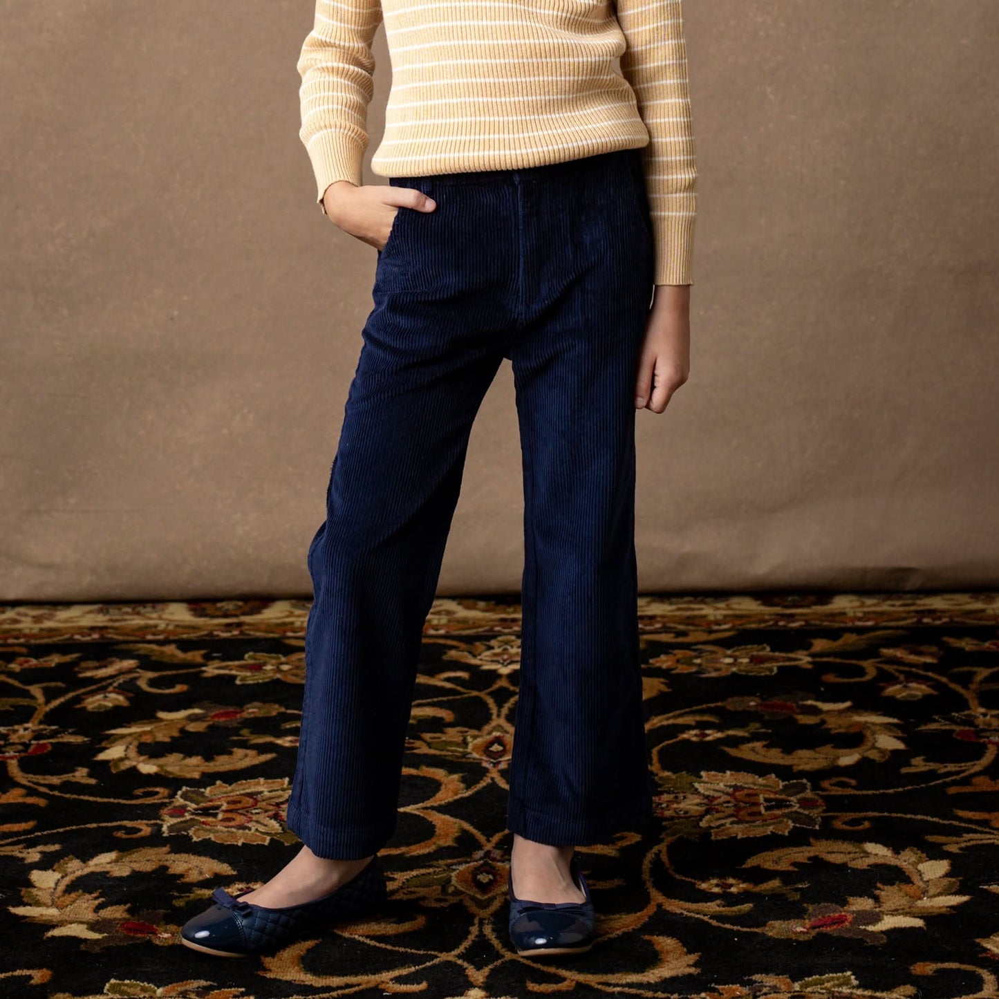 Straight Leg Corduroy Pant