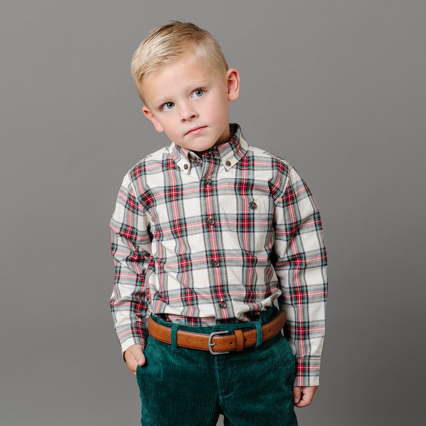 Stretch Poplin Button Down Shirt