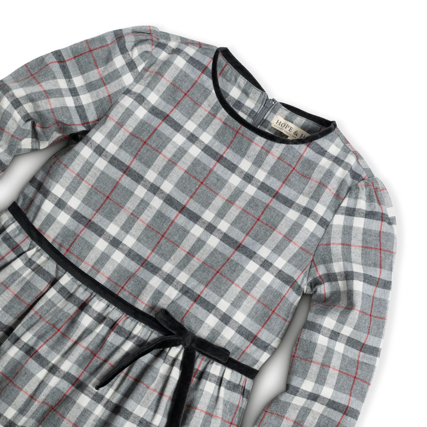 Tiered Flannel Dress - Baby