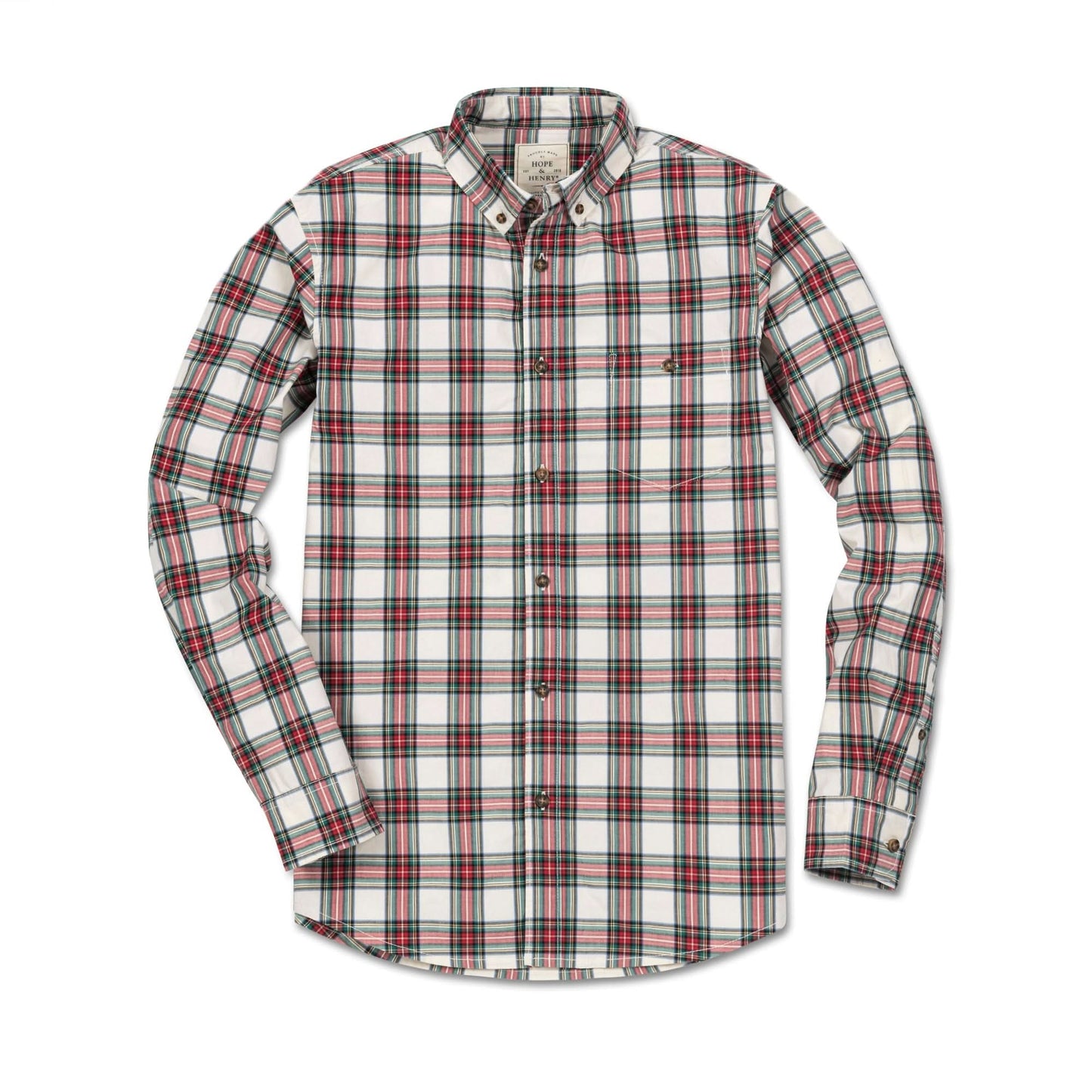 Stretch Poplin Button Down Organic Shirt