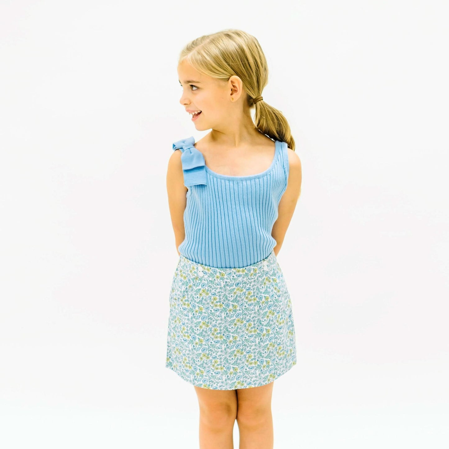 Button Front Skort - Baby