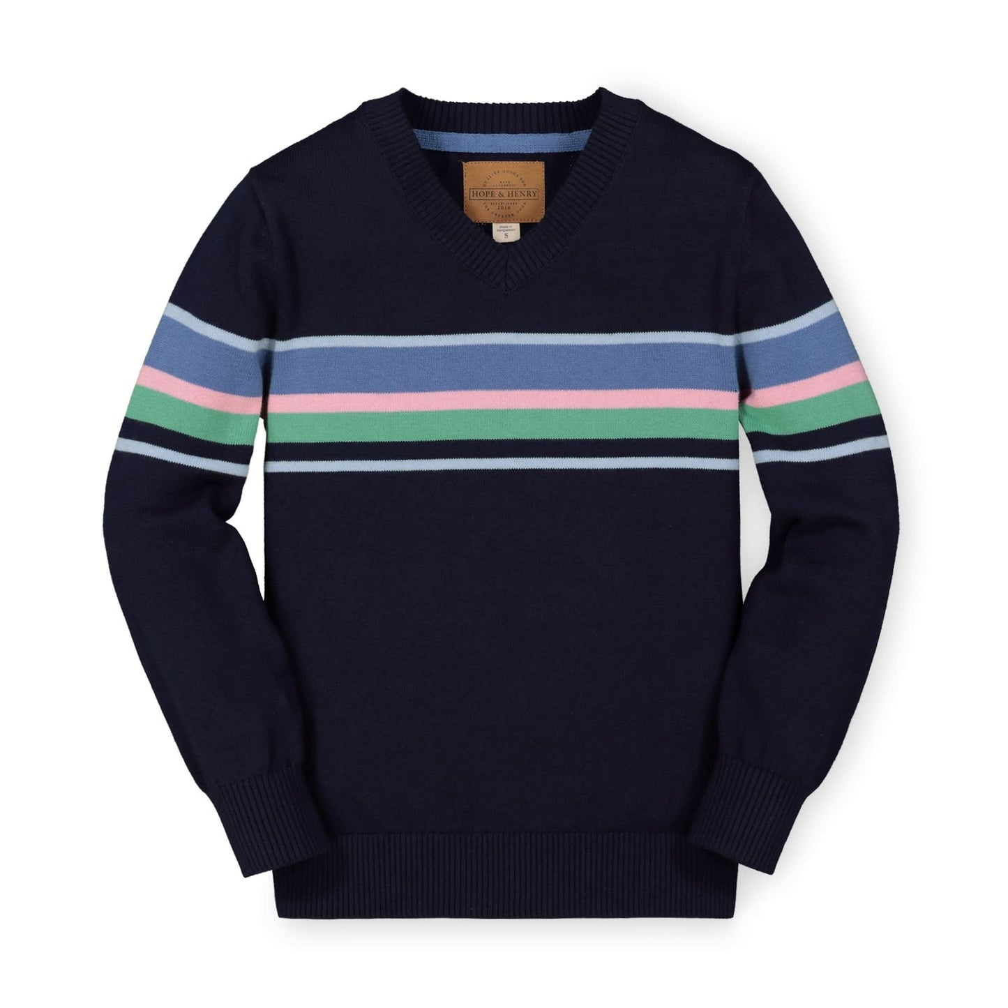 Fine Gauge Organic V-Neck Sweater - Baby