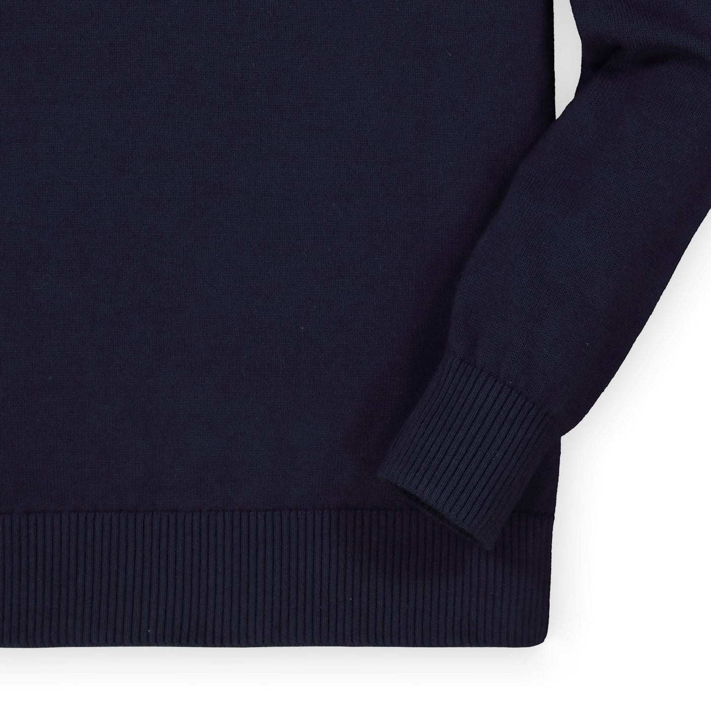 Fine Gauge Organic V-Neck Sweater - Baby