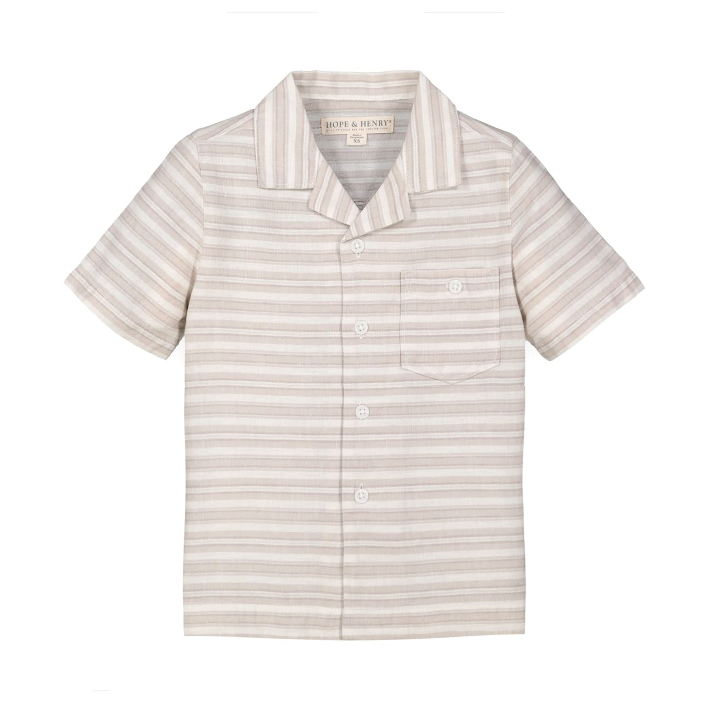 Linen Short Sleeve Camp Shirt