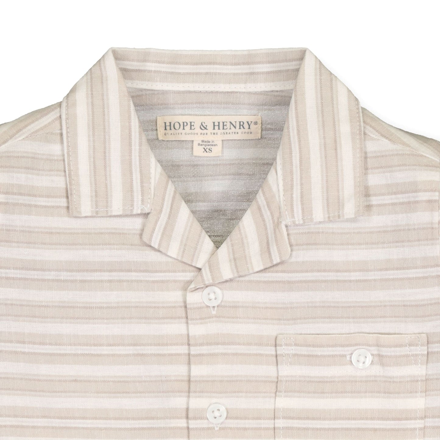 Linen Short Sleeve Camp Shirt