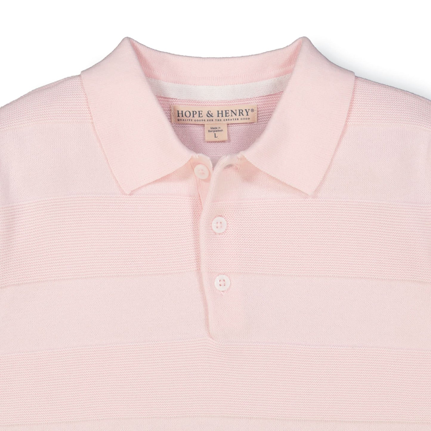 Short Sleeve Organic Sweater Polo