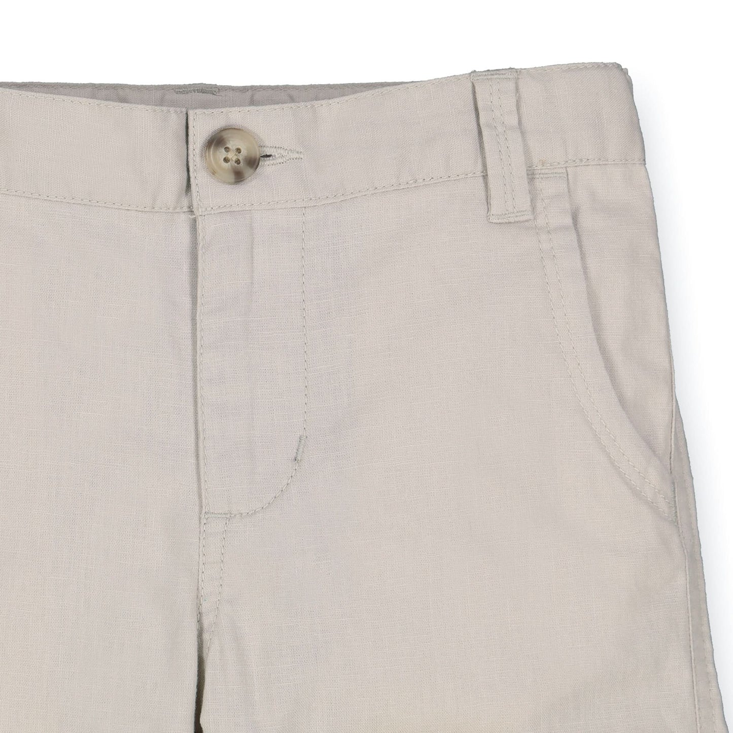 Relaxed Linen Roll-Up Pant