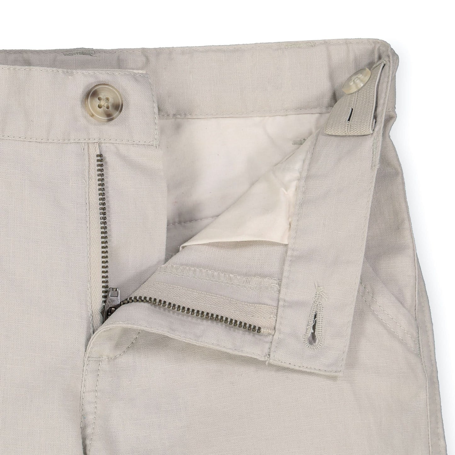 Relaxed Linen Roll-Up Pant