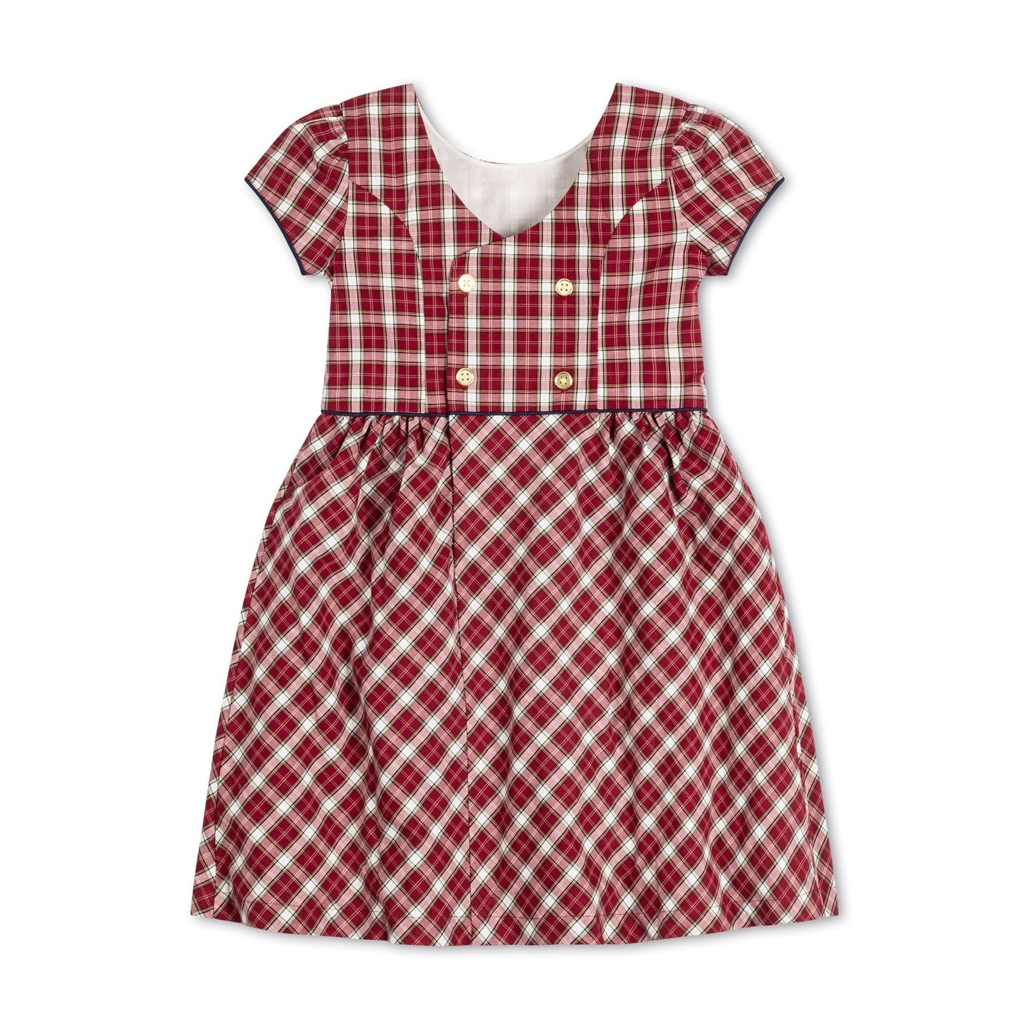 Short Sleeve Organic Schoolgirl Dress - Baby