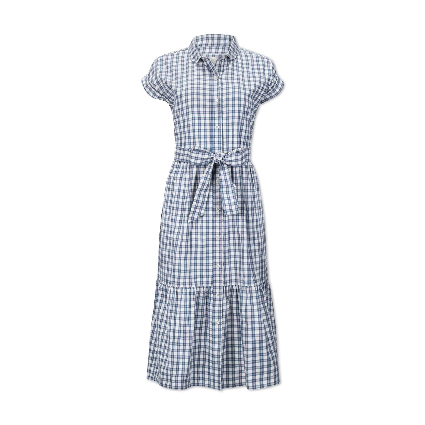 Button Front Organic Maxi Dress