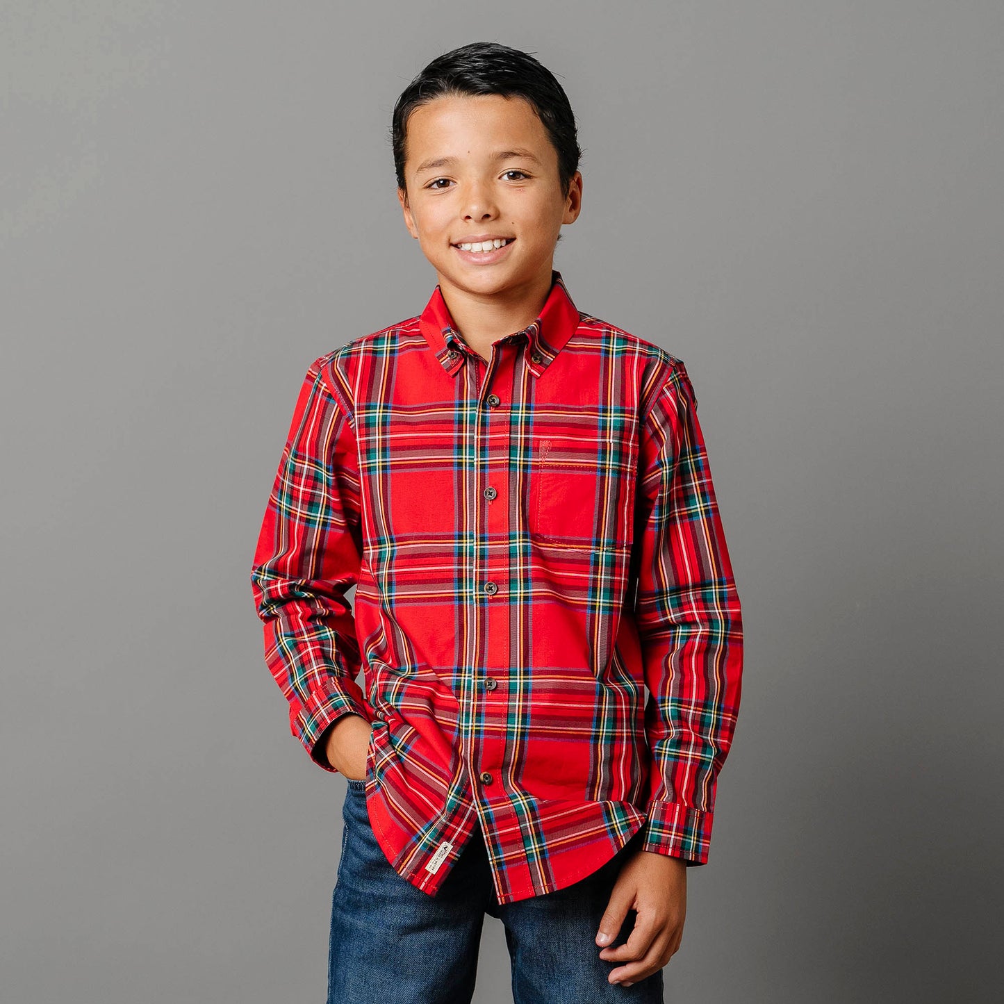 Stretch Poplin Button Down Shirt
