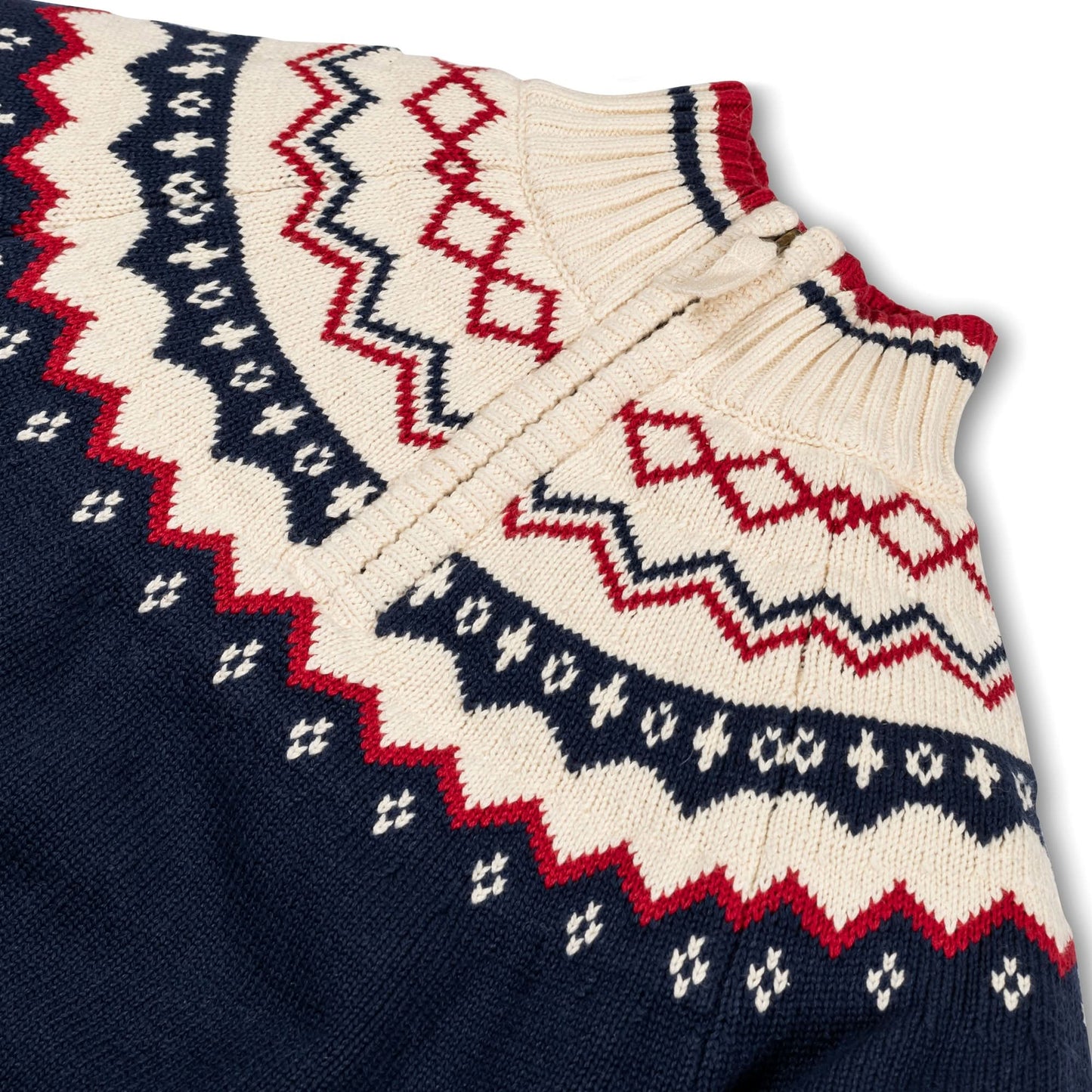 Half Zip Organic Ski Sweater - Baby