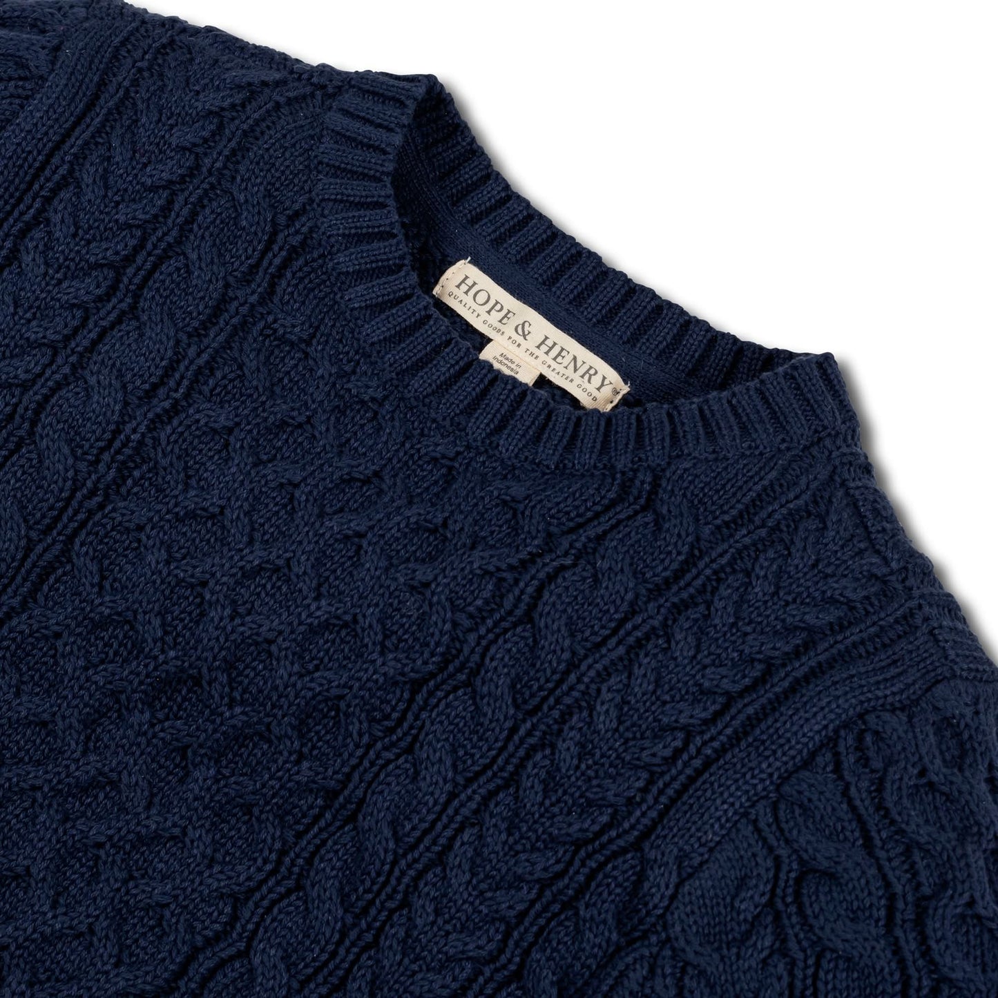 Organic Fisherman Sweater - Baby