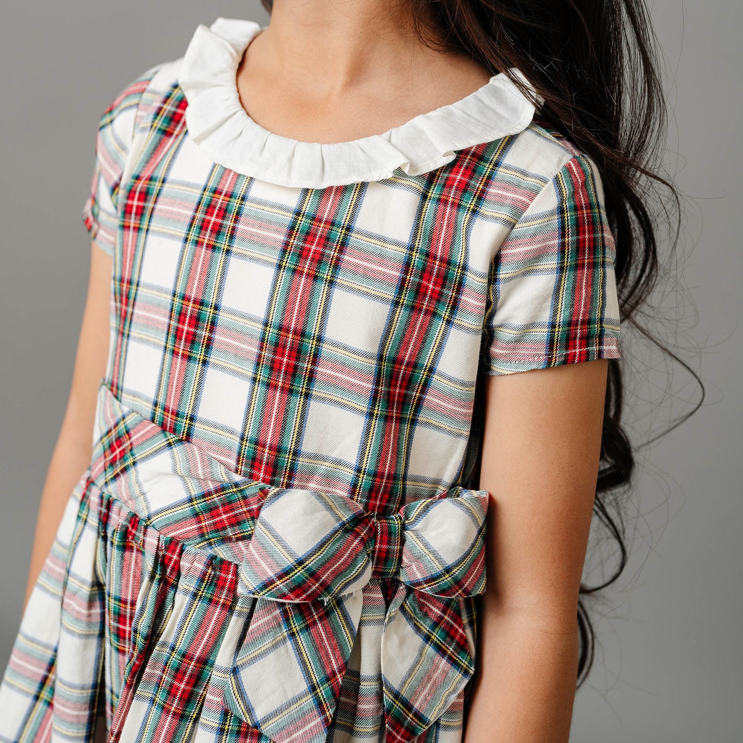 Ruffle Collar Organic Party Dress - Baby
