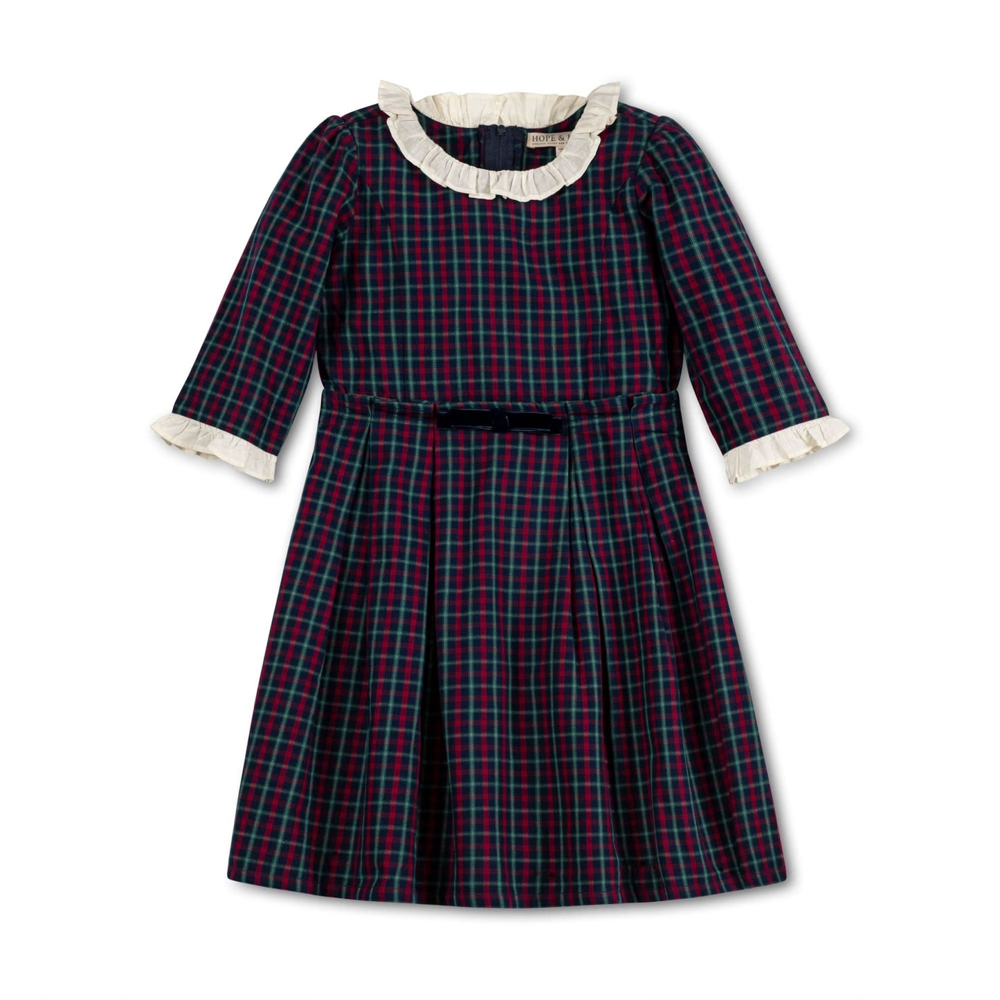 Organic Ruffle Trim Party Dress - Baby