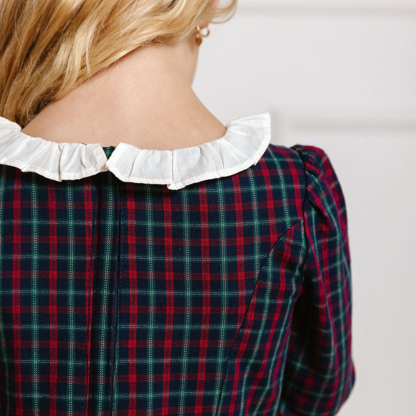 Organic Ruffle Trim Party Dress - Baby