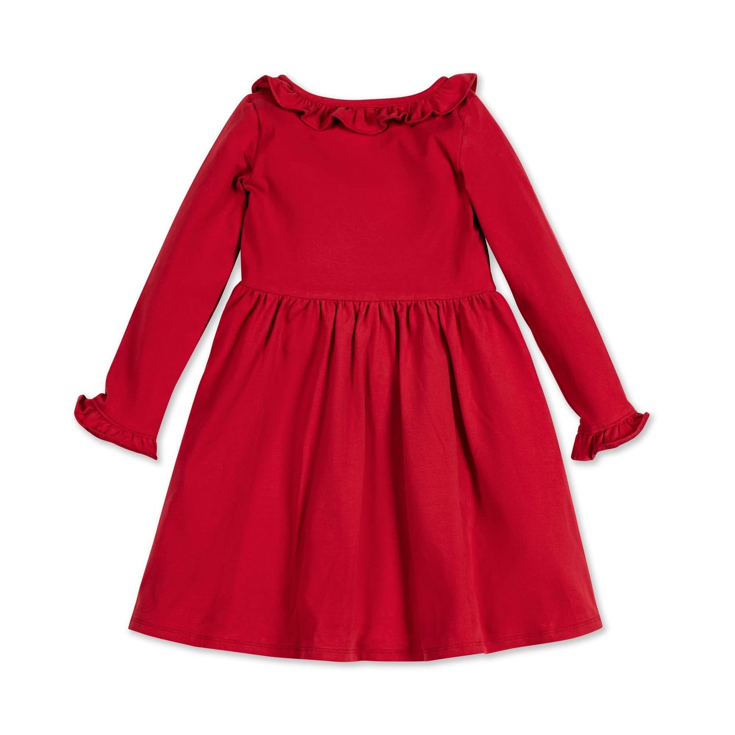 Ruffle Trim Knit Dress - Baby
