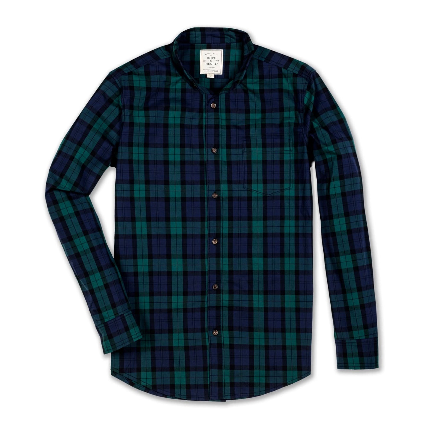 Stretch Poplin Button Down Shirt