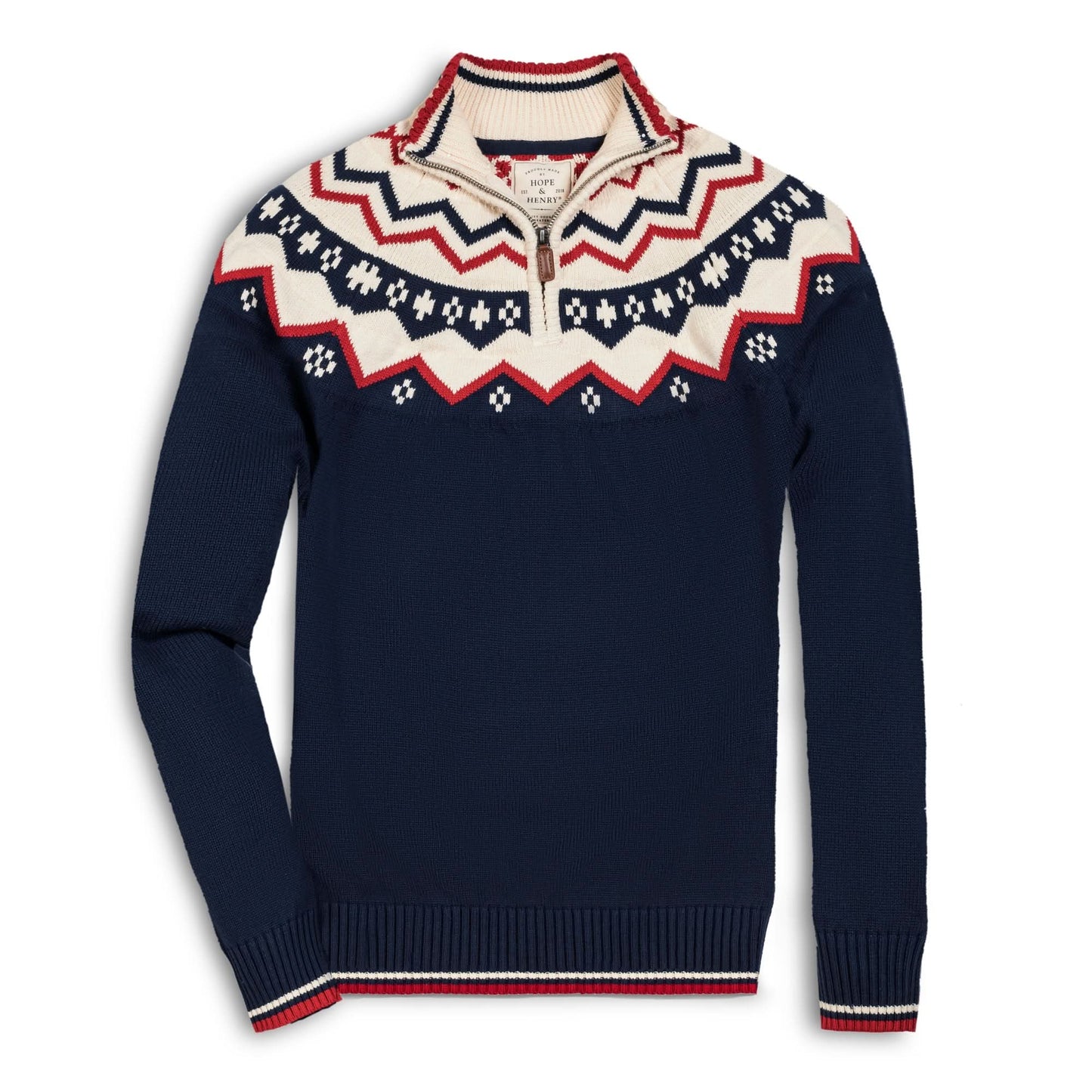 Nordic Half Zip Sweater