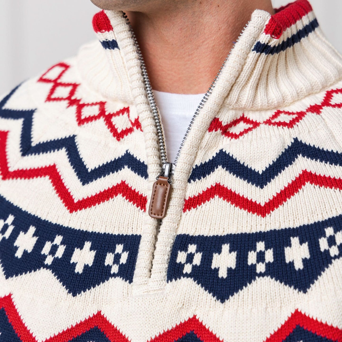 Nordic Half Zip Sweater