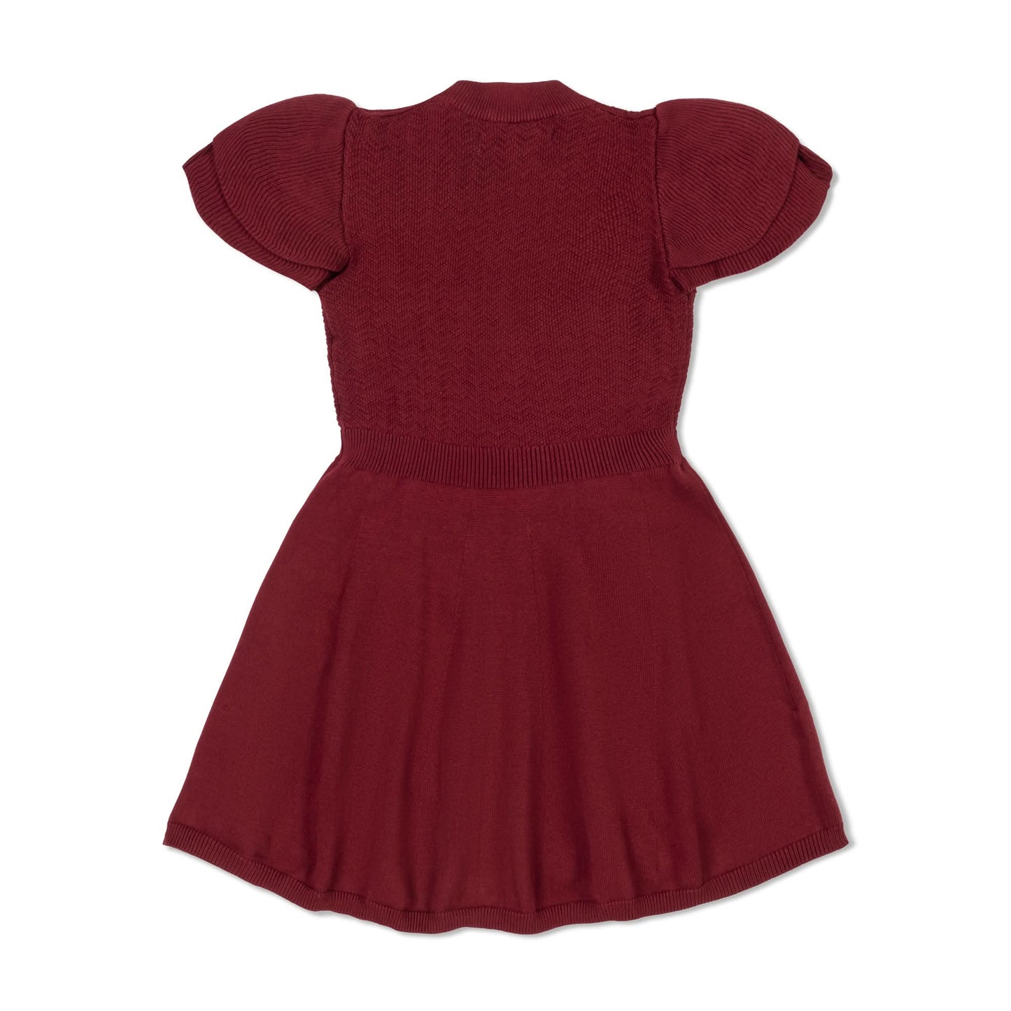 Organic Flutter Sleeve Sweater Dress
