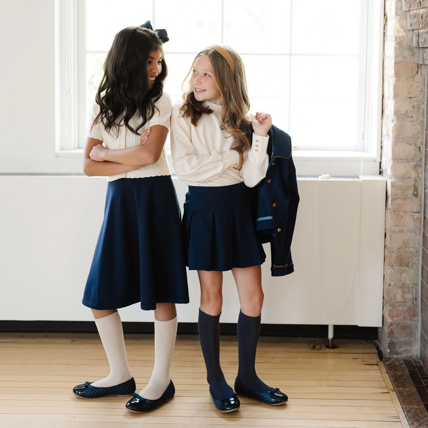 Organic French Schoolgirl Sweater Dress - Baby