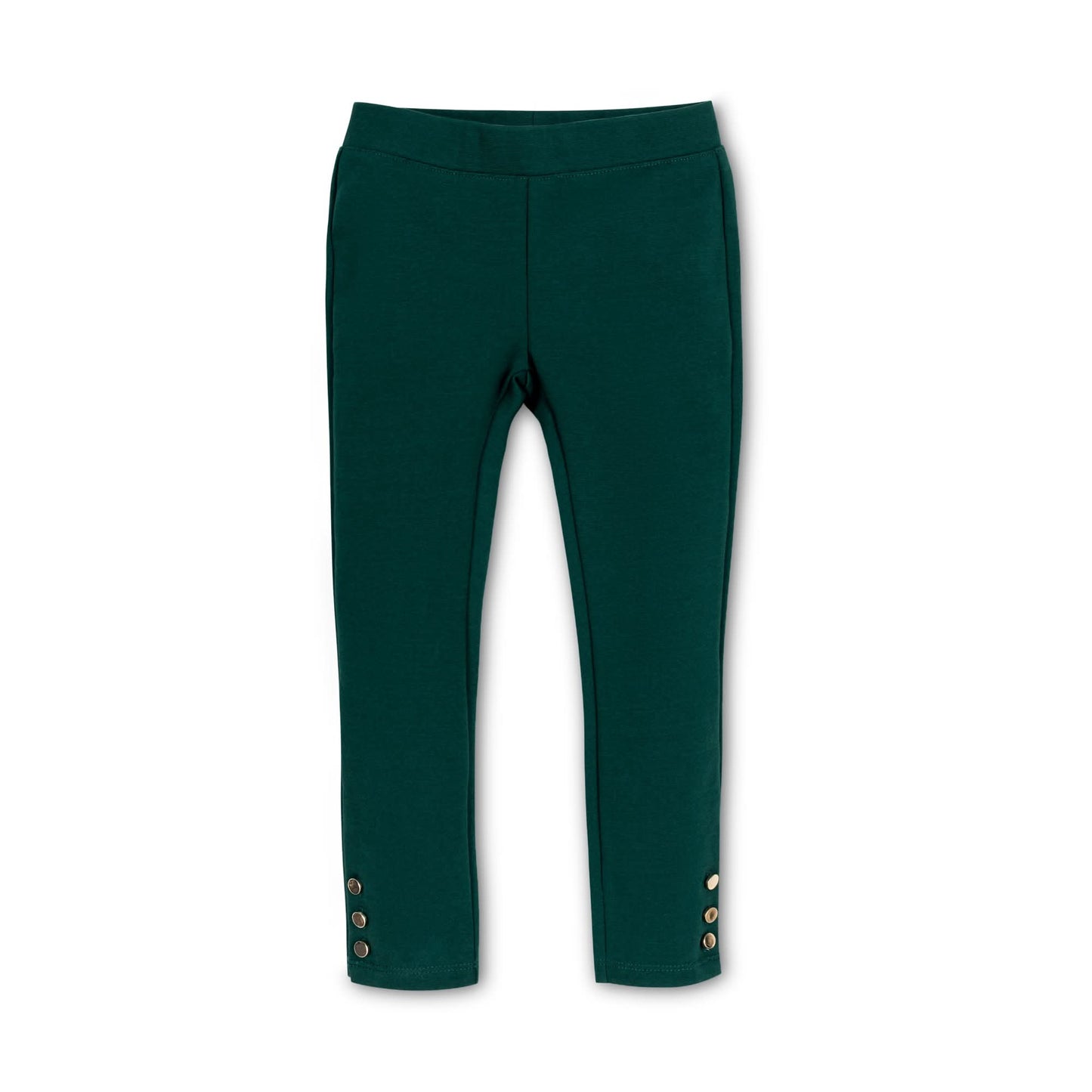 Button Cuff Ponte Pant - Baby