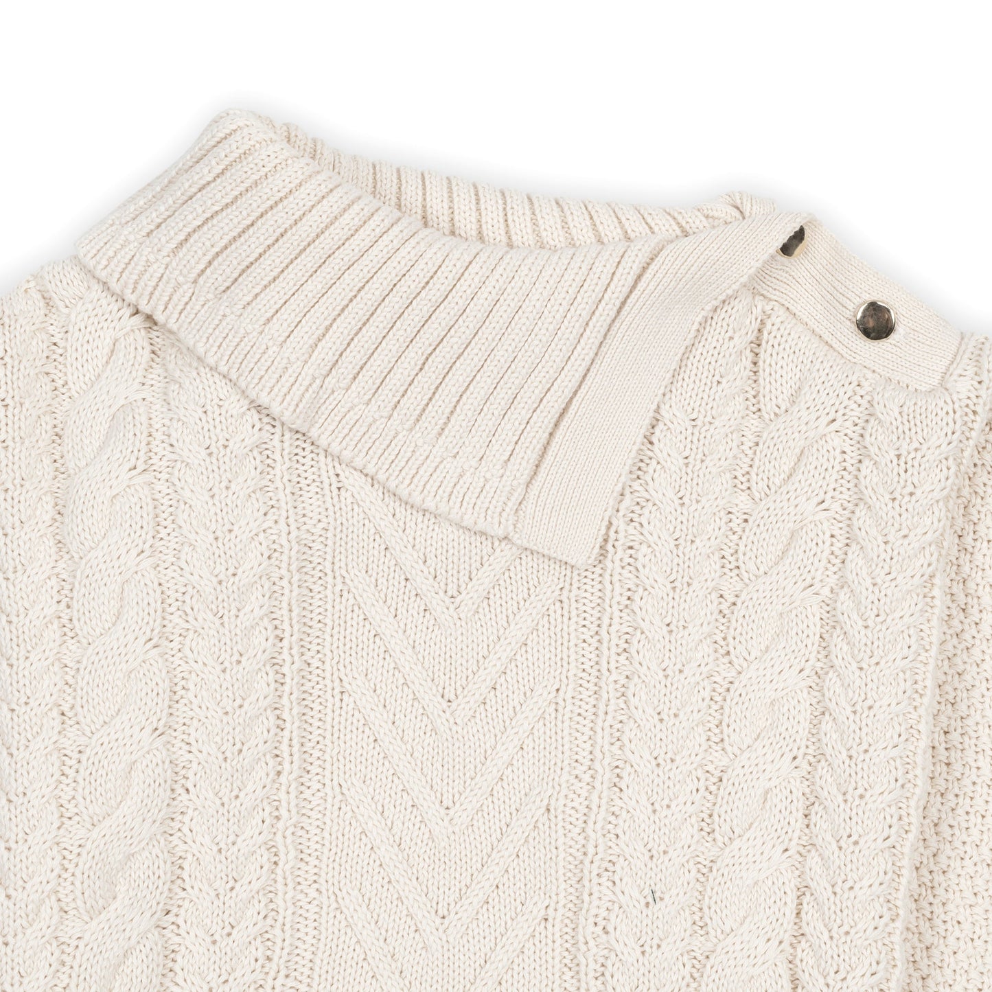 Organic Split Collar Sweater Cape