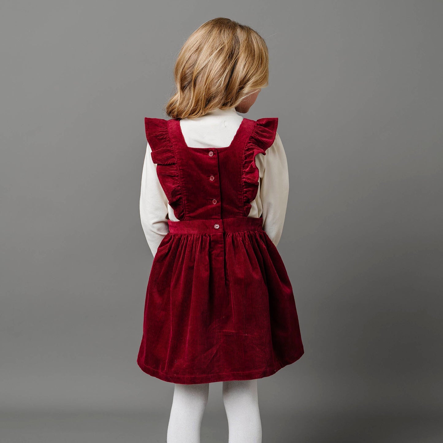 Organic Corduroy Ruffle Jumper