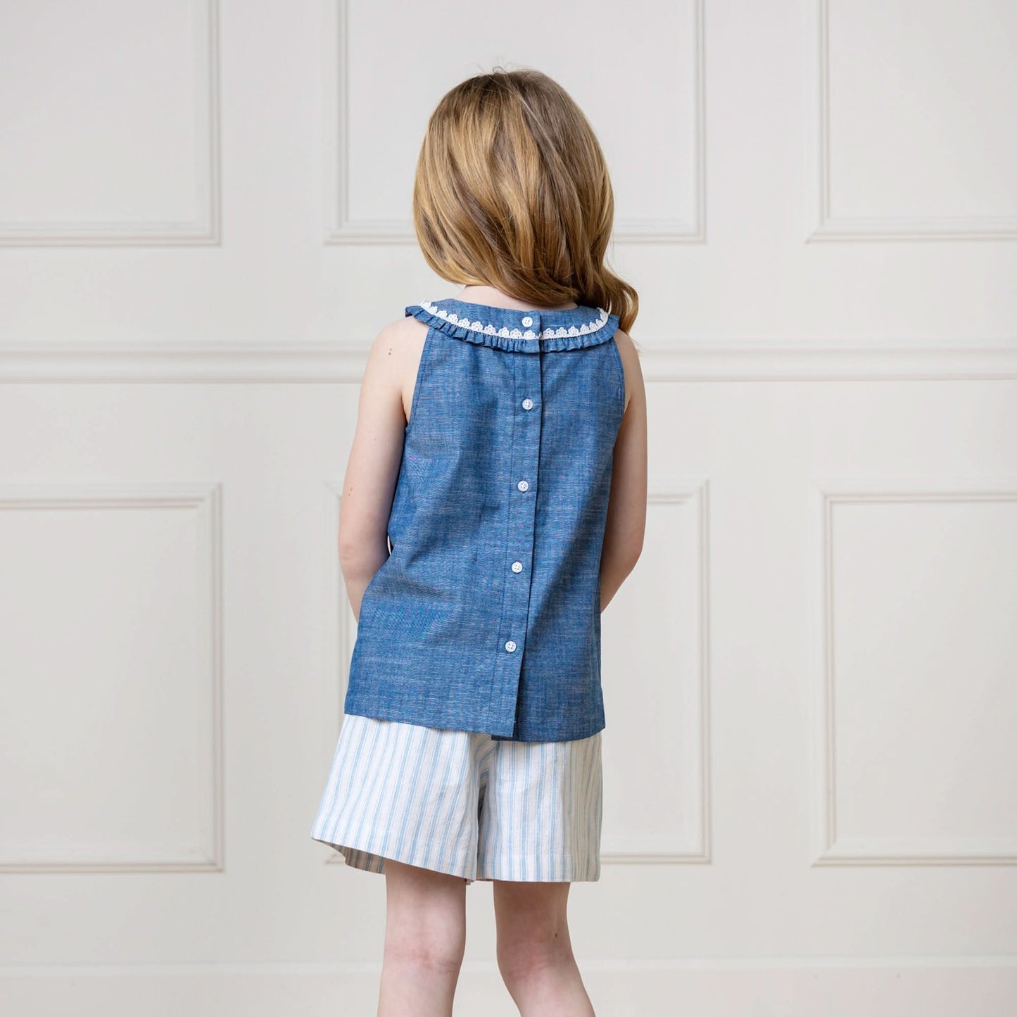 Linen Flat Front Short