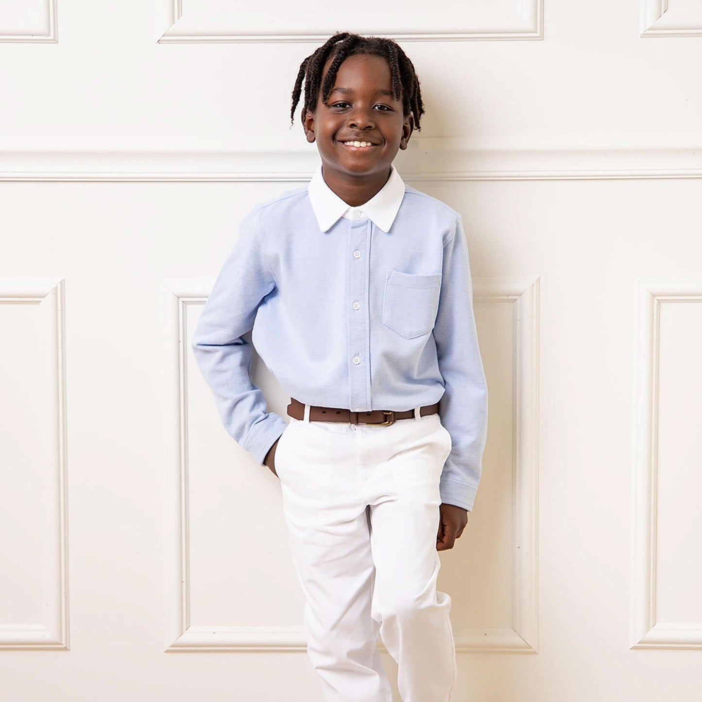 Pique Organic Button Down Shirt