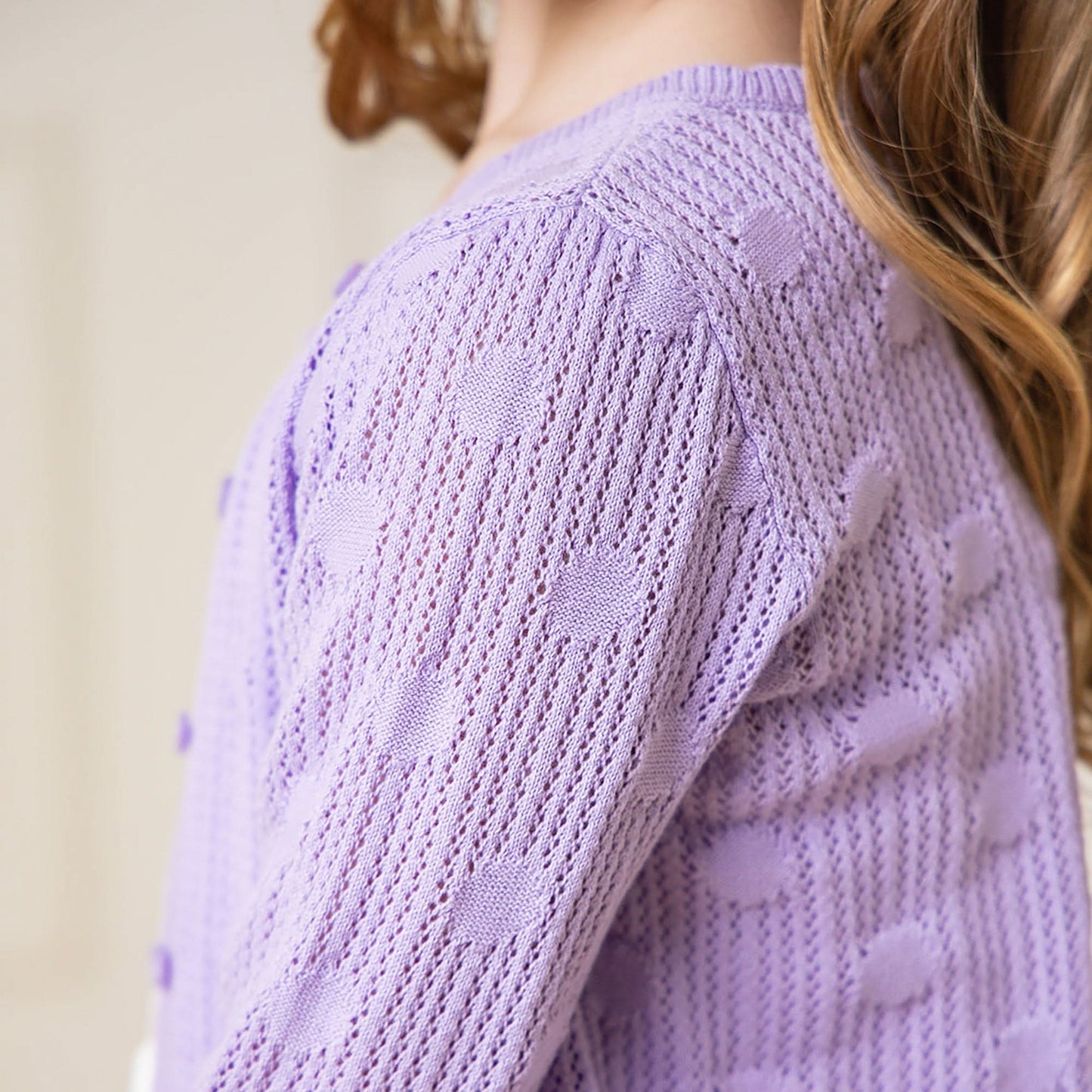 Organic Scallop Edge Cardigan - Baby