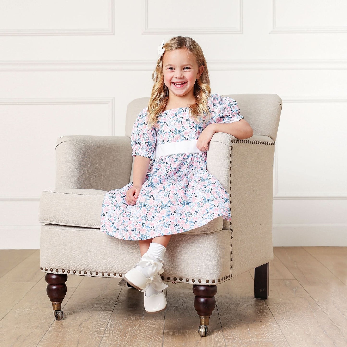 Puff Sleeve Party Dress - Baby