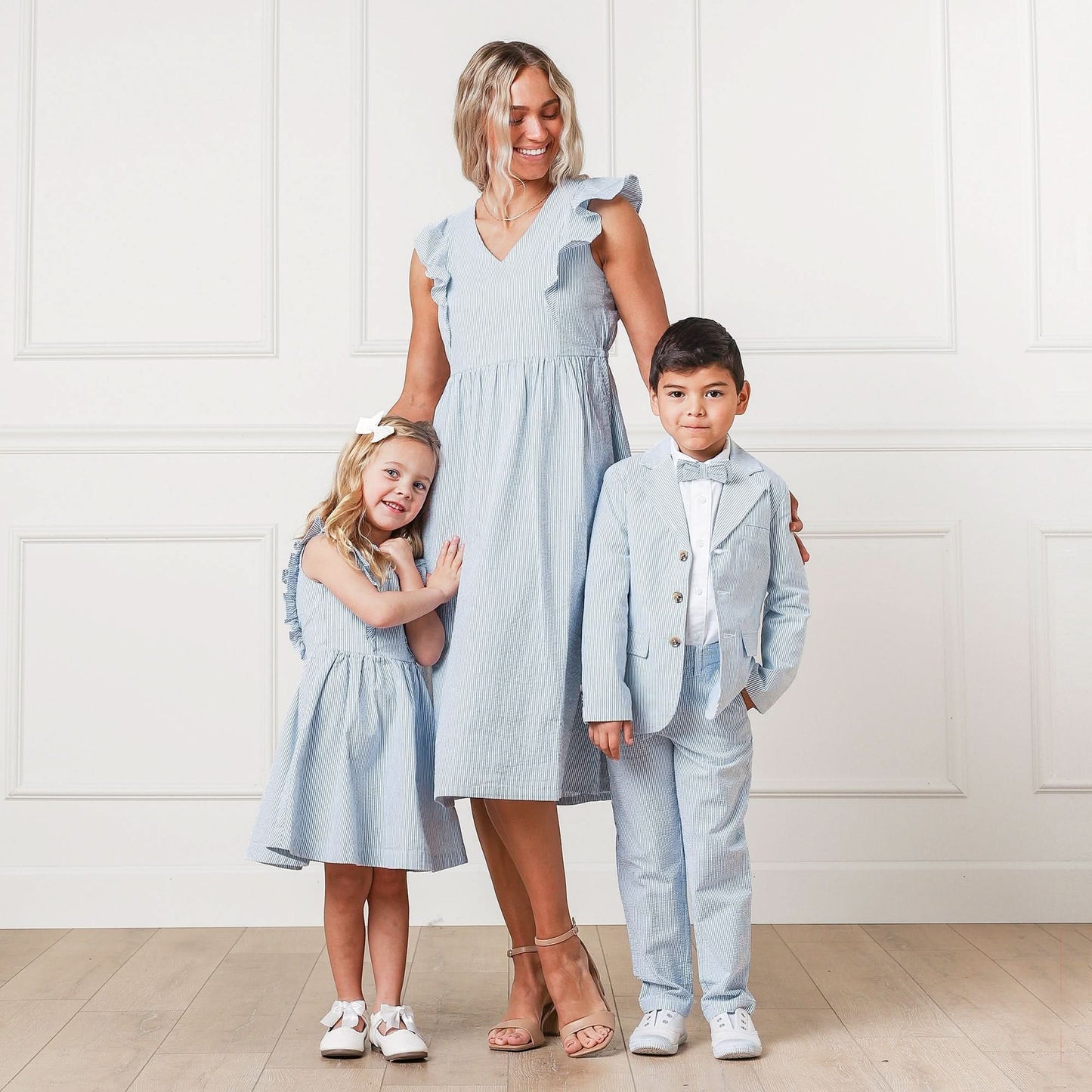 Organic Seersucker Suit Jacket - Baby