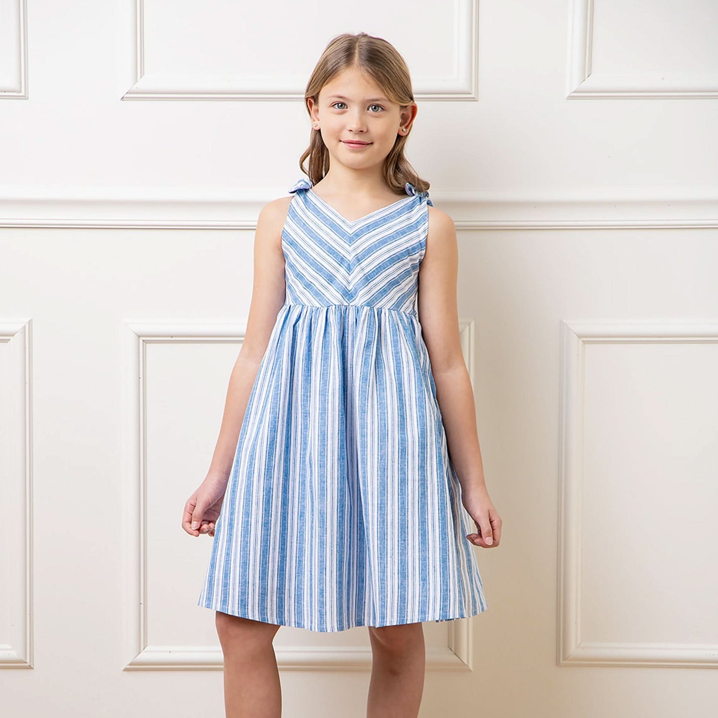 Bow Shoulder Swing Dress - Baby