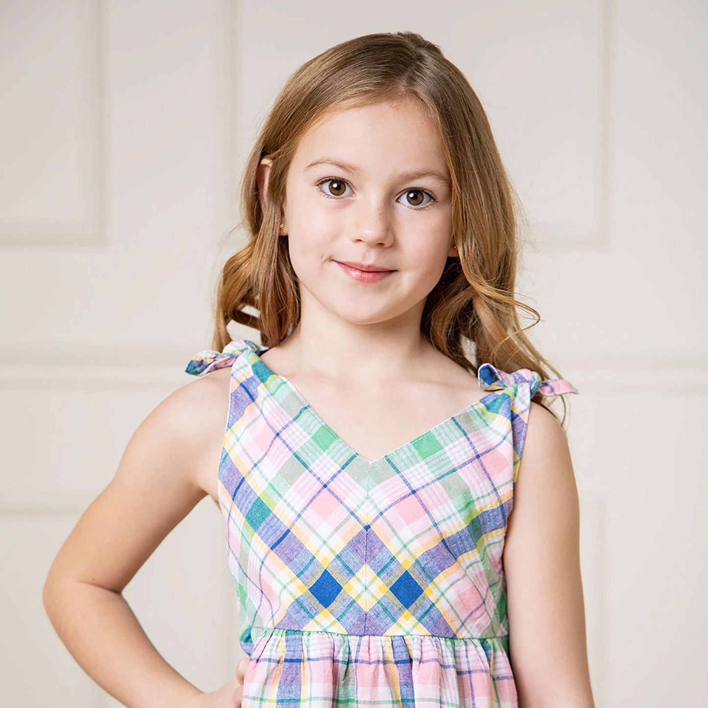 Bow Shoulder Swing Dress - Baby
